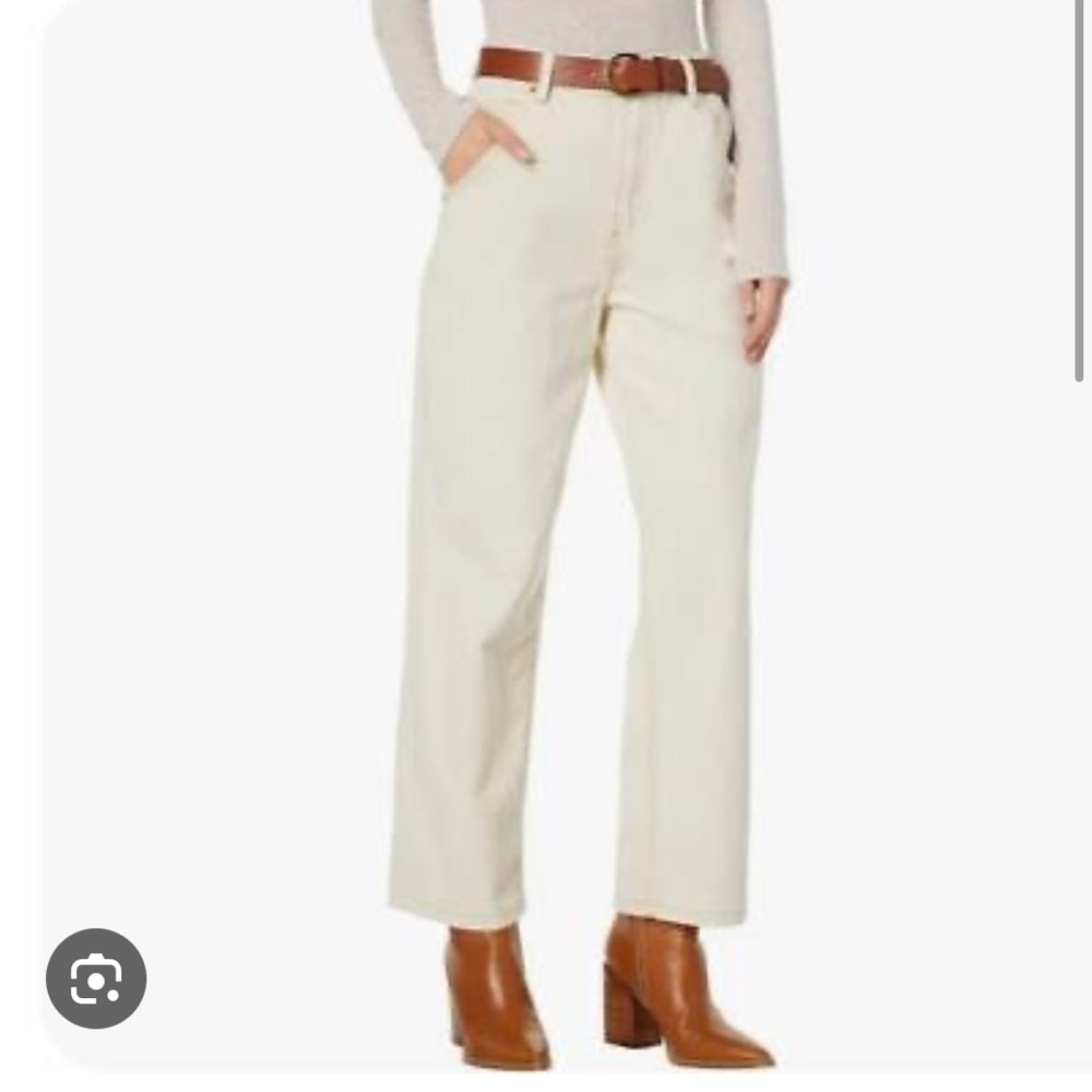 NWT Blank NYC The Baxter ribcage straight leg cream jeans in size 28 - Picture 3 of 10